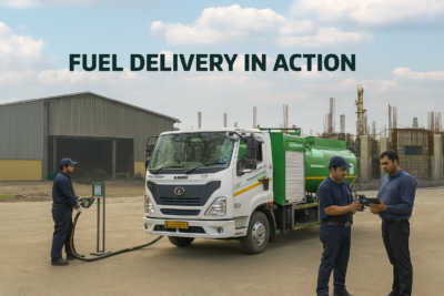 Highlighting seamless doorstep diesel delivery, optimally compressed for clarity, speed, and impact.